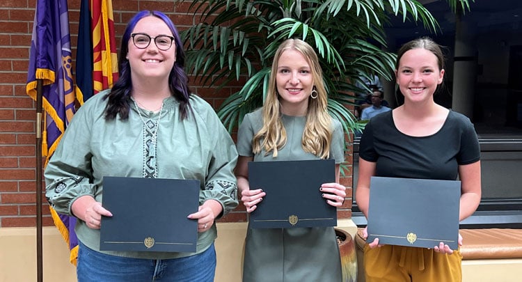 Eastern Arizona College’s English Department honors students