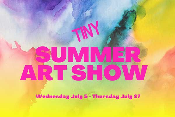 Tiny Art Show at the Library