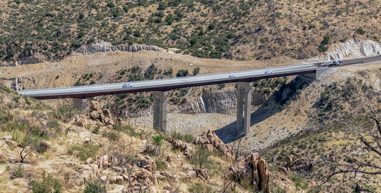 ADOT’s US 60 Pinto Creek Bridge replacement wins regional honor