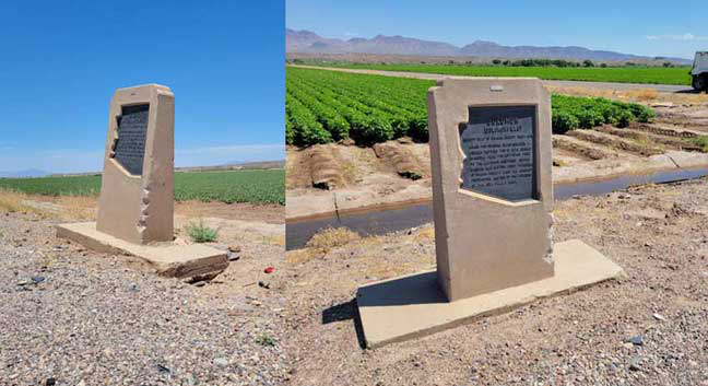 ADOT completes work protecting Solomon historical marker