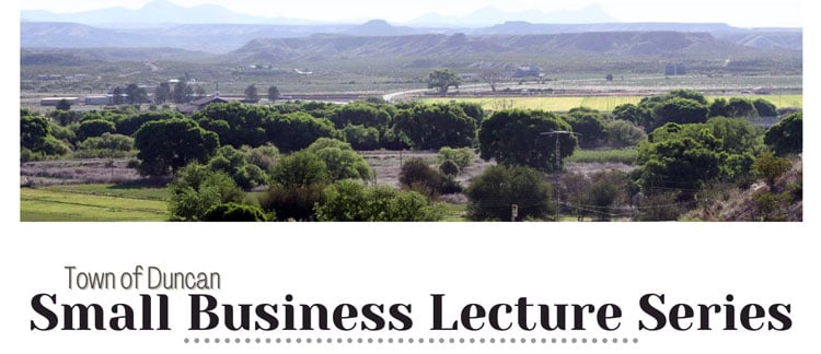 Duncan Small Business Lecture Series begins in August