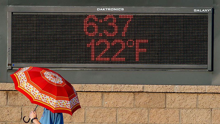 Excessive Heat Warning includes Graham and Greenlee counties