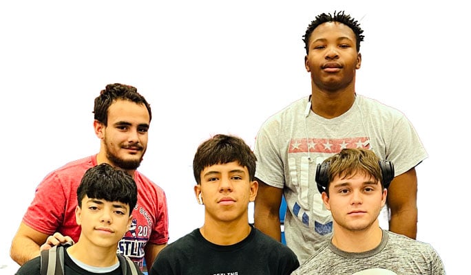 Safford wrestlers at USA Nationals