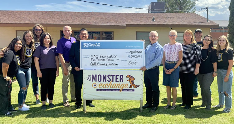 EAC’s Monster Exchange receives a K Impact Grant from OneAZ