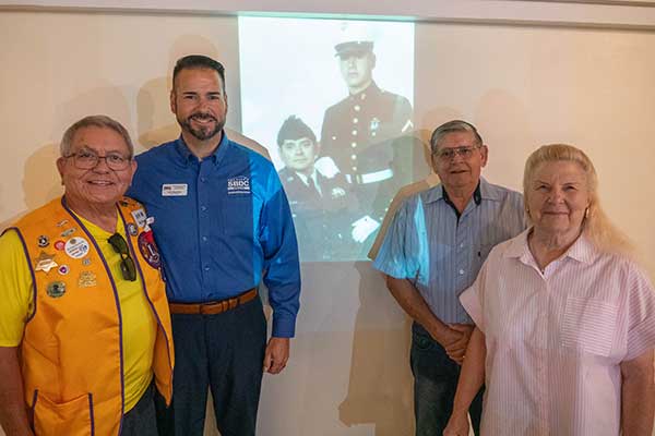 Eastern Arizona College SBDC director thanks Safford Lions Club for Honor Flight support