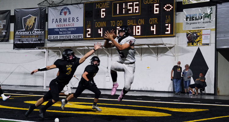 Morenci sacks Round Valley for first win in the dome