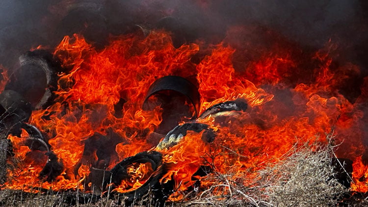 Pima investigating tire fire – The Gila Herald