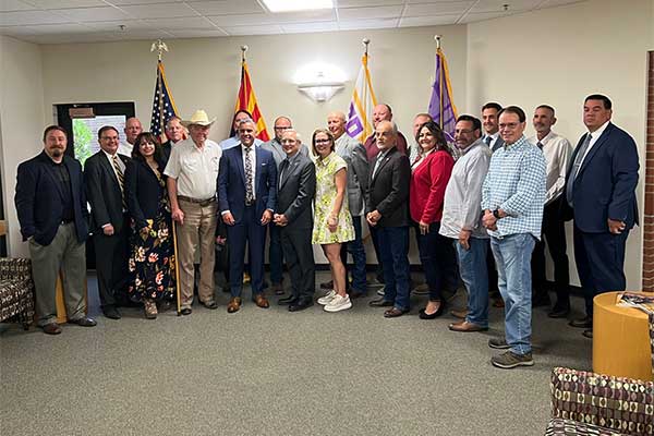 Sinema, Ciscomani meet with area leaders