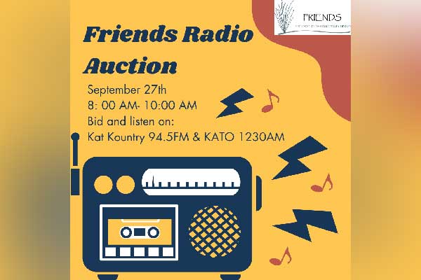 Friends of the Library Radio Auction Sept 27, 2023