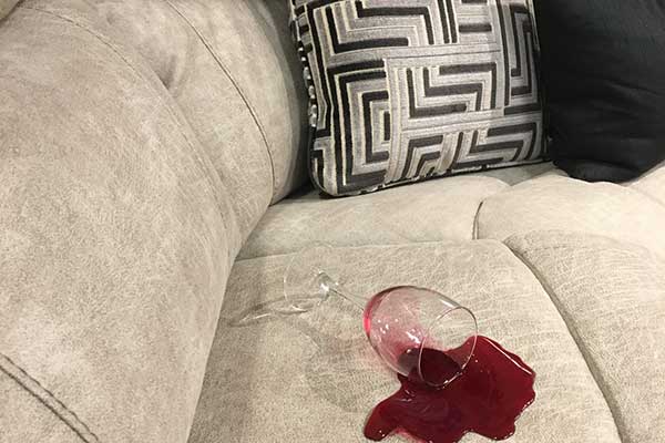 How to Handle Furniture Spills, Stains and Dents