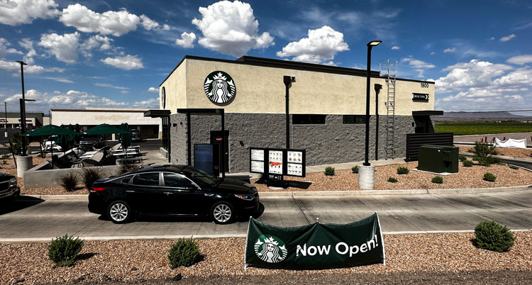 Safford Starbucks open for business