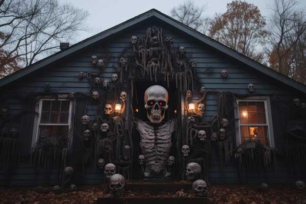 Study shows Halloween decorations are not a big priority in Arizona