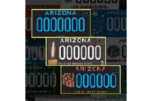 ADOT unveils three new specialty license plates