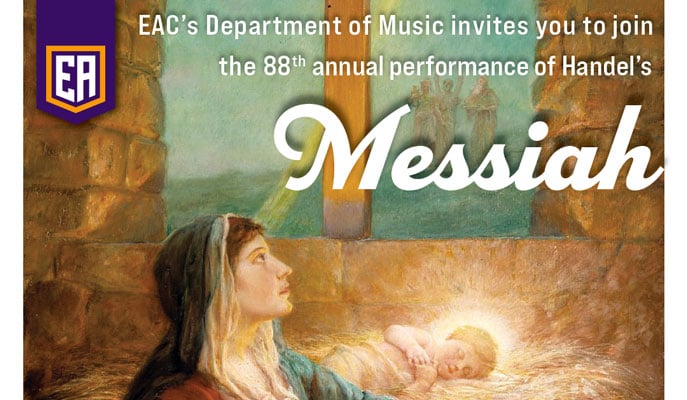 EAC’s Music Department invites the public to join Handel’s Messiah