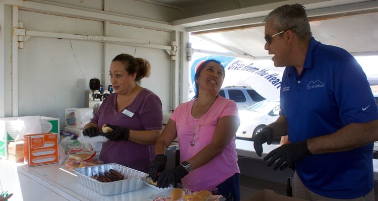 The seventh annual Give from the Heart hotdog and nacho sale at Safford City Hall is Thursday