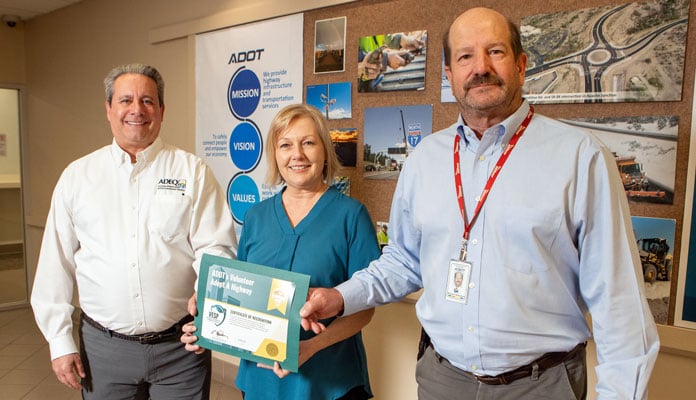 ADOT Adopt a Highway volunteers honored for improving the environment