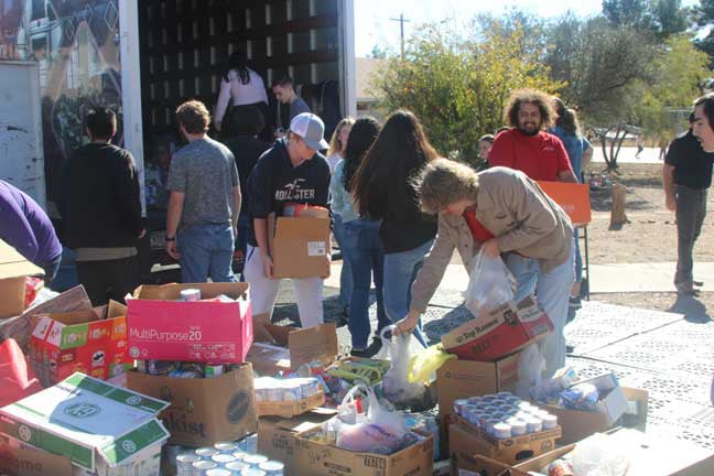 More than 16K pounds of food donated by area school children