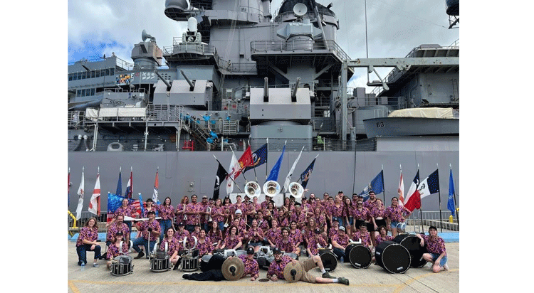 Eastern Arizona College Marching Band honored with performance at the 2023 Pearl Harbor Memorial Parade