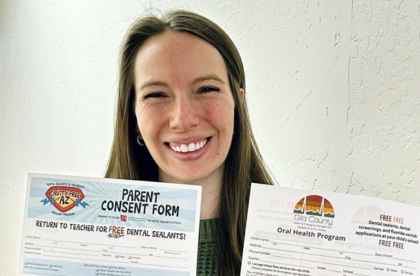 Gila County Oral Health Program bringing brighter smiles to Copper Rim Elementary on February 5 – 8