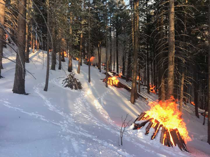 Prescribed pile burning on Mount Graham resumes this week