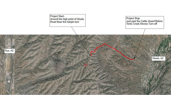 Gisela Road Improvement Project scheduled for March 7-28