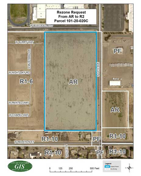 Safford Council considers rezoning land near Safford HS