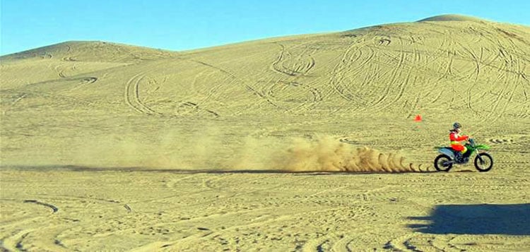 Teen dirt biker flown from Hot Well Dunes after crash
