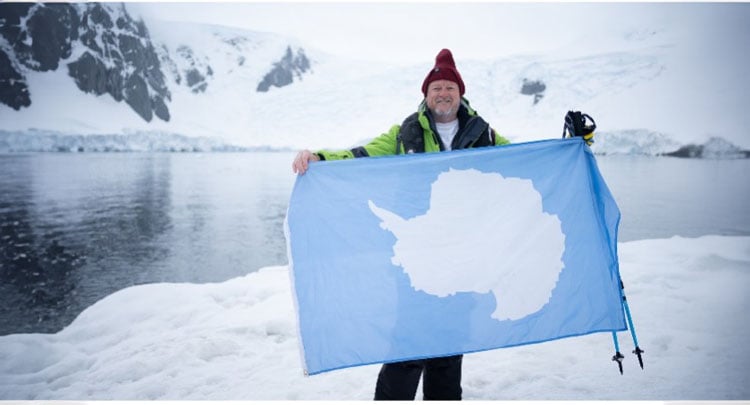 An epic Antarctica Exploration Cruise aboard the Atlas Voyages World Traveler with Brando Quinn