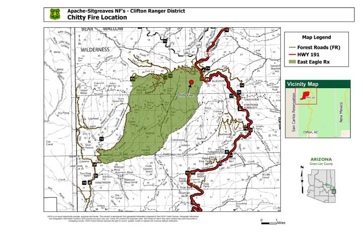 Chitty fire starts in northern Greenlee County, Rocky fire starts in Peridot