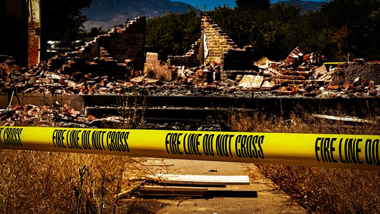 Fire Departments train on dilapidated residences in Pima