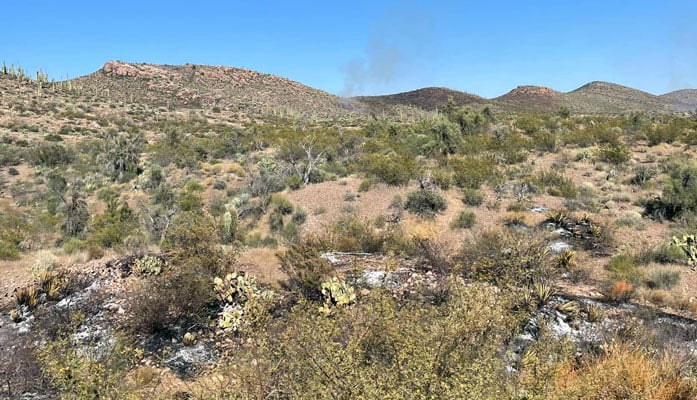 Top Fire on San Carlos Apache Reservation listed at 50 percent containment