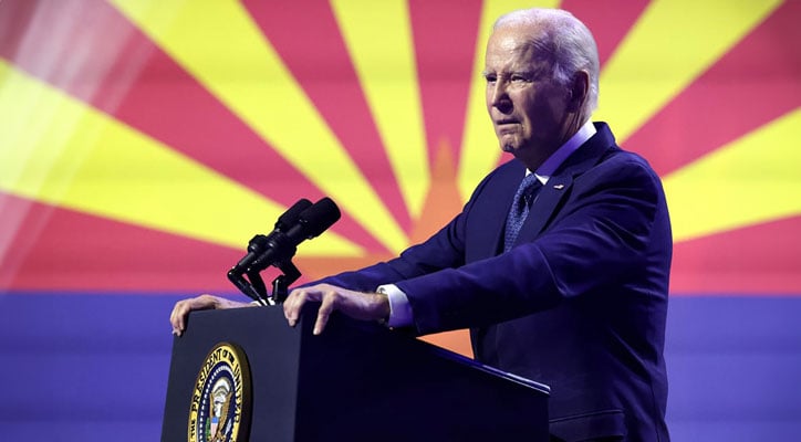 Arizona Democratic delegates reject calls for Joe Biden to quit presidential race after debate stumbles raise questions