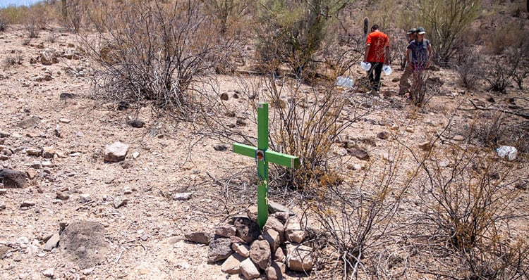 Migrants regularly die in searing Arizona heat, but the desert often claims the remains and the death toll is uncertain