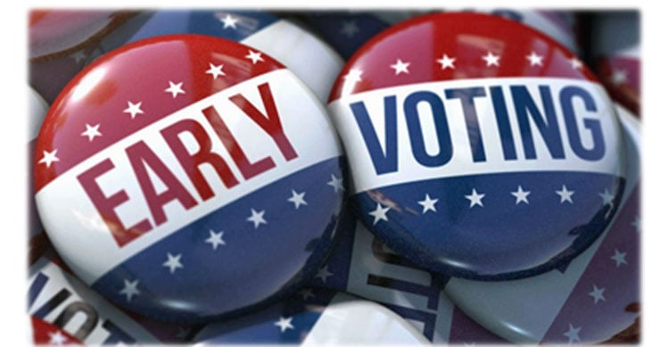 General Election early voting ends Friday, November 1