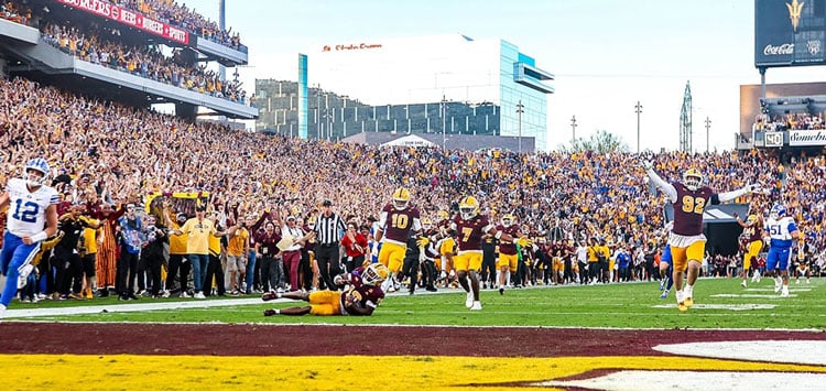 Chaos in Tempe: ASU hangs on to beat BYU, nears berth in Big 12 championship game