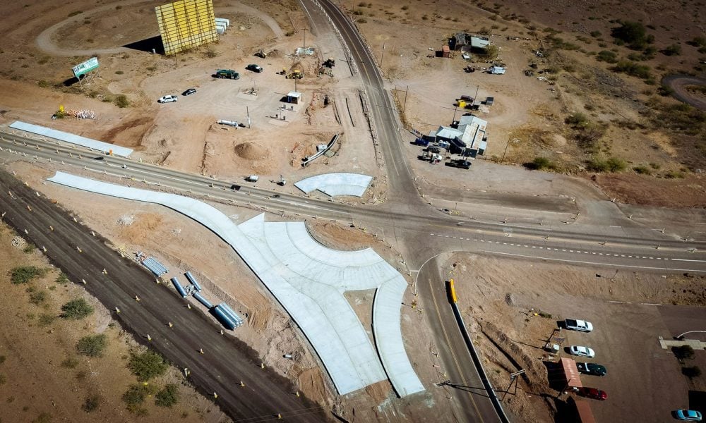 Roundabout at Three Way taking shape