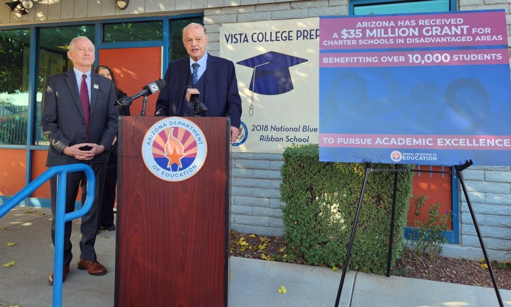 Horne announces .8 million for charter schools serving educationally disadvantaged students