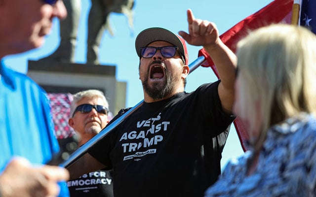Arizona Capitol protesters voice concerns over Trump’s immigration, federal agency orders