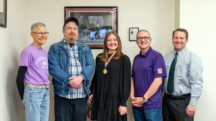 EAC freshman art student Emery Daniels recognized as Presidential Honoree