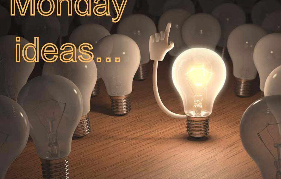 Monday ideas, let’s hear ’em! #HappyMonday #StartYourWeek #Monday #IdeasMakeTheW…