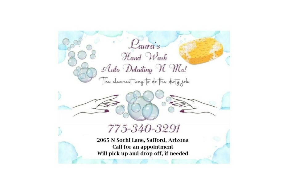 Laura’s Hand Wash Auto Detailing N MO!
