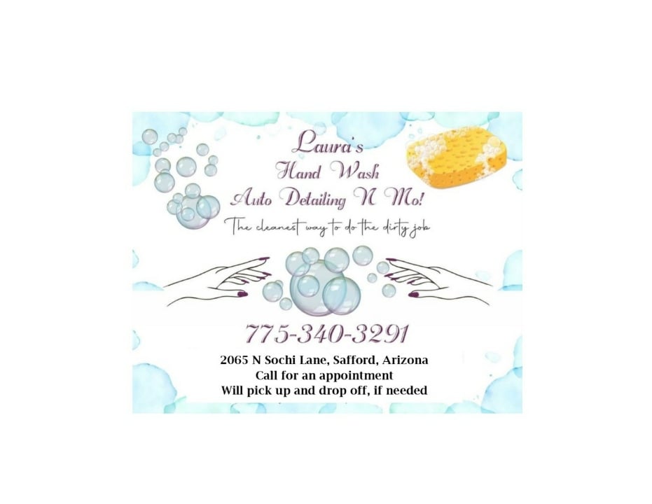 Laura’s Hand Wash Auto Detailing N MO!