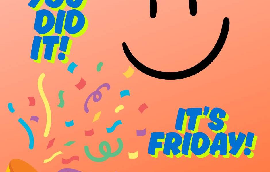 You did it! Friday has arrived! Hope you have a great weekend! #HappyFriday #Fri…