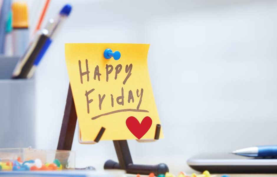 When your coworker leaves you a love note…Happy Friday. #happyfriday #itsthewe…